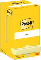 Post-It Notes, 100 vel, ft 76 x 76 mm, geel, pak van 12 blokken - thumbnail