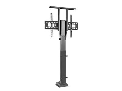Equip 650606 flat panel vloer standaard 165,1 cm (65 ) Vaste flatscreen vloerstandaard Zwart