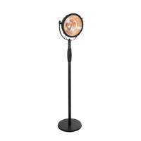 Indus Bright staande halogeenheater zwart 2100 watt - thumbnail