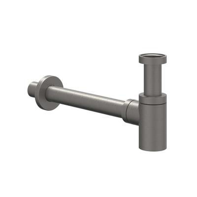 Design Sifon IVY Laag Model Geborsteld Metal Black PVD Design Sifon IVY Laag Model Geborsteld Metal Black PVD