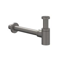 Design Sifon IVY Laag Model Geborsteld Metal Black PVD - thumbnail