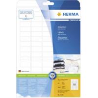 Herma 4336 Universele etiketten 35.6 x 16.9 mm Papier Wit 2000 stuk(s) Permanent hechtend Inkjet, Laser (zwart/wit), Laser (kleur), Kopiëren (zwart/wit), - thumbnail