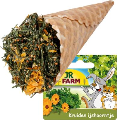 JR Farm knaagdier kruiden-ijshoorn 60 gram 10889 JR Gebr. de Boon - Gebr de boon