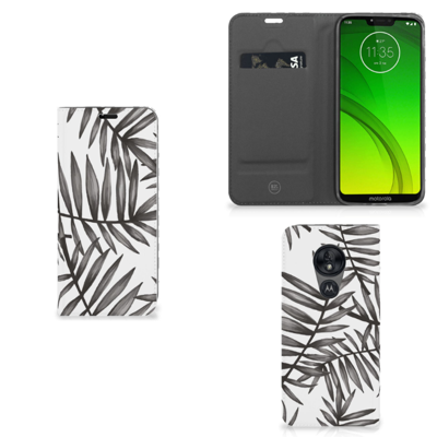 Motorola Moto G7 Power Smart Cover Leaves Grey