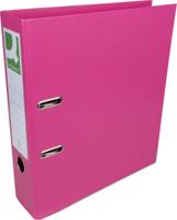 Q-CONNECT ordner, voor ft A4, volledig uit PP, rug van 8 cm, roze - thumbnail