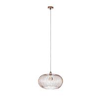 QAZQA Industriële hanglamp koper 49 cm - Finn - thumbnail