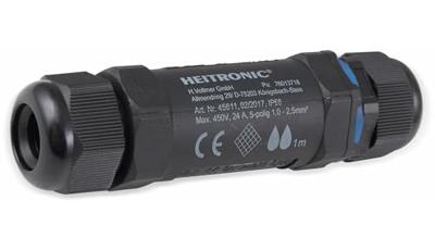 Heitronic 45611 Kabelverbinder Met schroefklemmen (l x b) 130 mm x 32 mm 1 stuk(s)