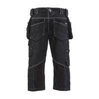 Blåkläder Piraatbroek denim stretch X1900 19911141 | Zwart | Maat 62 - 7330509545683 - thumbnail