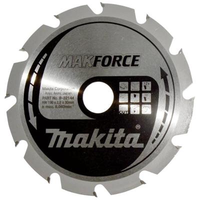 Makita Cirkelzaagblad voor Hout | Makforce | Ø 190mm Asgat 30mm 12T - B-32144