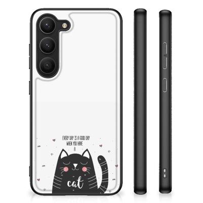 Samsung Galaxy S23 Hoesje Cat Good Day