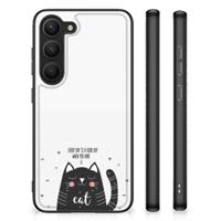 Samsung Galaxy S23 Hoesje Cat Good Day - thumbnail