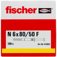 Fischer 513842 Spijkerplug 80 mm 6 mm 100 stuk(s) - thumbnail