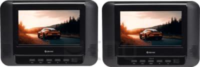 Denver MTW-793 Draagbare DVD-speler 17.78 cm 7 inch Energielabel: D (A - G) Werkt op een accu, Incl. 12 V auto-aansluitkabel, Incl. tweede beeldscherm Zwart