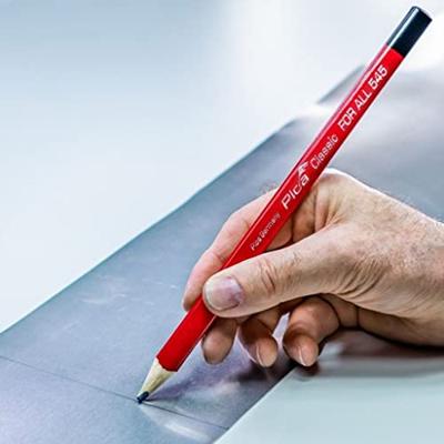 Pica Markeerstift | lengte 23 cm | geslepen v.tegels | gepunt | 100 stuks - 545/24-100 - 545/24-100