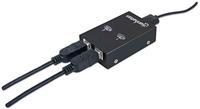Manhattan USB-A automatische sharing switch, 2× USB-B, 480 Mbps (USB 2.0), dubbele bediening (auto-sensing of handmatig), USB-gevoed (geen externe voeding vereist), incl. 1× 1,5 m USB-A naar USB-B kabel - thumbnail