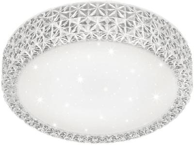 Trio Kristal plafonnièrePegasus met sterren effect wit - R62421100