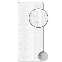 Vaessen Creative • sticker 10pcs borders zilver - thumbnail