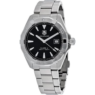 TAG Heuer Aquaracer stalen zwarte wijzerplaat automatisch herenhorloge WAY2110.BA0928 TAG Heuer Aquaracer stalen zwarte wijzerplaat automatisch herenhorloge WAY2110.BA0928