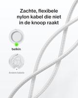 Kabel USB-C naar USB-C Belkin CAB025HQ2MWH Wit 2 m Snellader - thumbnail