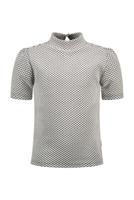 Moodstreet Meisjes top geruit - Zwart - thumbnail