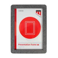 Presentatieframe quantore a4 gerecycled vilt grijs - thumbnail