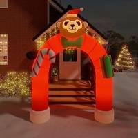 VidaXL Kerstboog opblaasbaar met led's 380 cm - thumbnail
