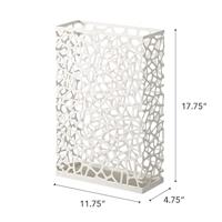 Nest Paraplubak - Rechthoekig/wit - thumbnail