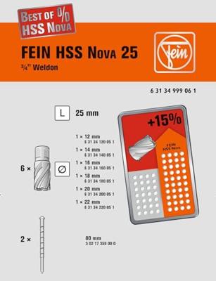 Fein Best Of 63134999061 Kernboorset 1 stuk(s)