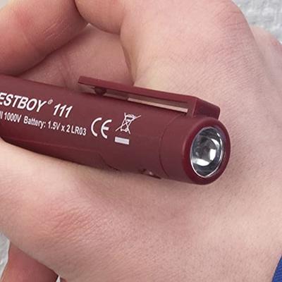 Testboy TB 111 Spanningstester CAT III 1000 V, CAT IV 600 V Akoestisch, Optisch