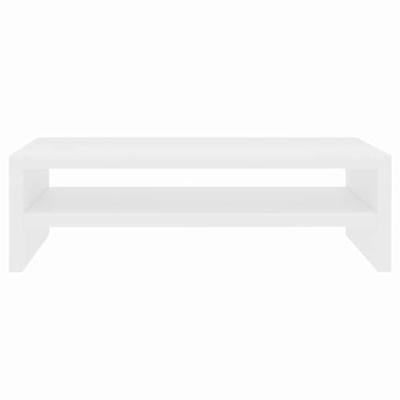 Monitorstandaard 42x24x13 cm spaanplaat wit