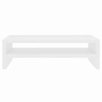 Monitorstandaard 42x24x13 cm spaanplaat wit - thumbnail