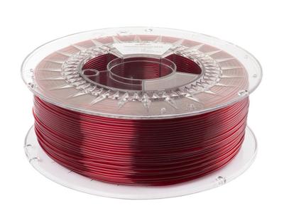 Spectrum Filaments 80050 PET-G Premium Filament PETG Chemisch bestendig, Slagvast 1.75 mm 1000 g Transparent Red, Rood 1 stuk(s)