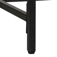 Eettafel 220x90x75 cm massief hout ruw mangohout - thumbnail