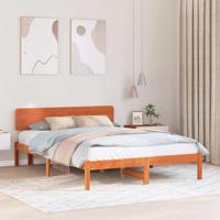 Bedframe Wasbruin 140 x 200 cm Massief grenenhout - thumbnail