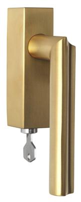 Formani David Rockwell ECLIPSE DR102-DKLOCK draaikiepgarnituur afsluitbaar rechtsdraaiend - PVD mat goud