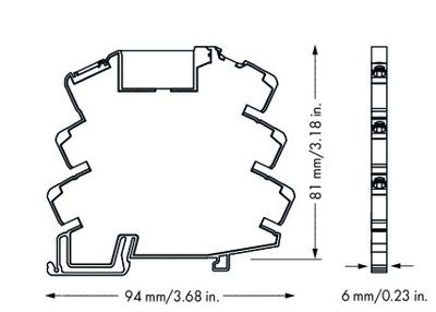 WAGO 857-304 Relaismodule Nominale spanning: 24 V/DC Schakelstroom (max.): 6 A 1x wisselcontact 1 stuk(s)