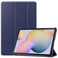 3-Vouw sleepcover hoes - Samsung Galaxy Tab S7 / Tab S8 - Blauw - thumbnail