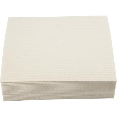 Creativ Company Sponsdoek, afm 17x19,5 cm, off-white, 20 stuk/ 1 doos - thumbnail