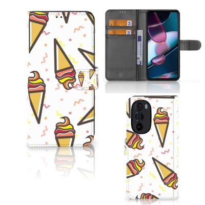 Motorola Edge 30 Pro | Book Cover | Icecream Motorola Edge 30 Pro | Book Cover | Icecream