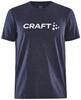 Craft 1913421 Community Logo SS Tee M - Navy Melange - XS - thumbnail