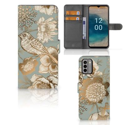 Hoesje voor Nokia G22 Vintage Bird Flowers Hoesje voor Nokia G22 Vintage Bird Flowers