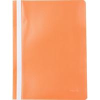 Pergamy snelhechtmap, ft A4, PP, pak van 5 stuks, oranje - thumbnail