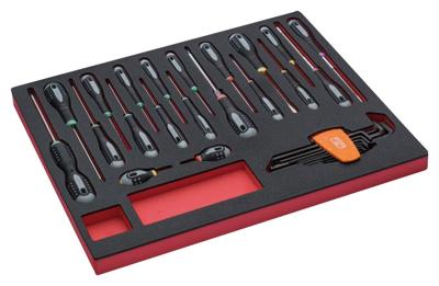 Bahco Foaminlay Fit&Go 3/3 met inbussleutels | schroevendraaiers - 29-delig - FF1A1006 Bahco Foaminlay Fit&Go 3/3 met inbussleutels | schroevendraaiers - 29-delig - FF1A1006