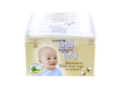 Bel Nature Wattenstaafjes baby 60 Stuks Bel Nature Wattenstaafjes baby 60 Stuks