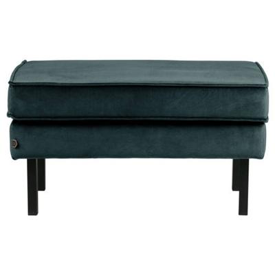 BePureHome Rodeo Hocker - Velvet - Teal