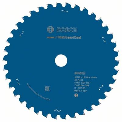 Bosch Accessories Expert for Stainless Steel 2608644288 Cirkelzaagblad 192 x 20 x 1.6 mm Aantal tanden: 38 1 stuk(s) Bosch Accessories Expert for Stainless Steel 2608644288 Cirkelzaagblad 192 x 20 x 1.6 mm Aantal tanden: 38 1 stuk(s)