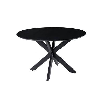 Oslo Round Black 120 cm-12661
