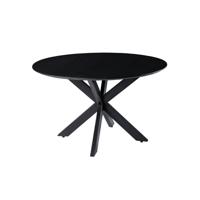 Oslo Black Round 130 cm-12665 - thumbnail