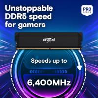 Crucial CP2K16G64C38U5B Werkgeheugenmodule voor PC DDR5 32 GB 2 x 16 GB 6400 MHz 288-pins DIMM CP2K16G64C38U5B - thumbnail