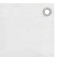Balkonscherm 75x600 cm oxford stof wit - thumbnail